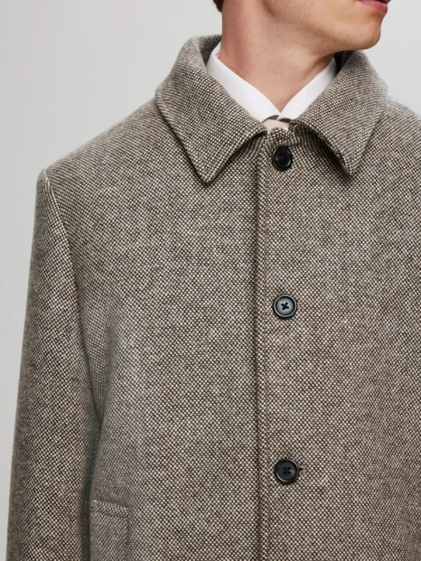 SELECTED KLASSISKA YLLEKAPPA Brown Outlet