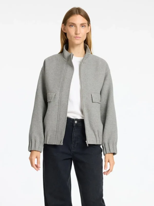 SELECTED KORT BOMBERJACKA Grey New