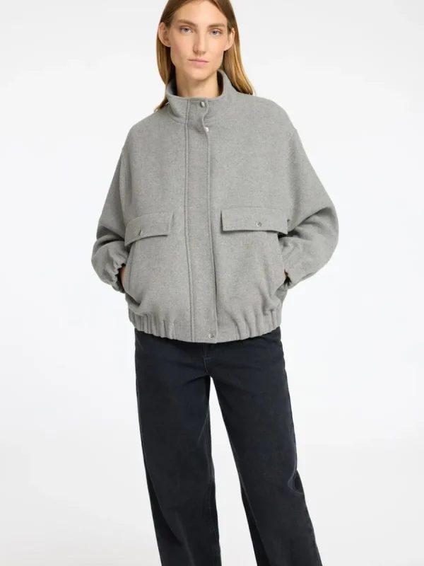 SELECTED KORT BOMBERJACKA Grey New