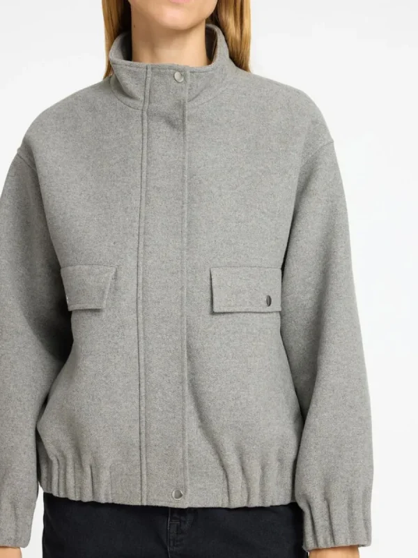 SELECTED KORT BOMBERJACKA Grey New