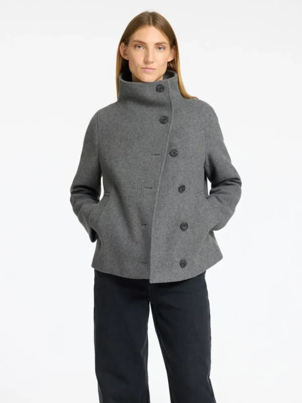 SELECTED KORT JACKA Grey Best Sale