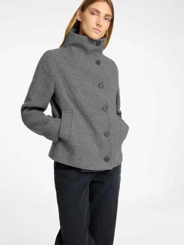 SELECTED KORT JACKA Grey Best Sale