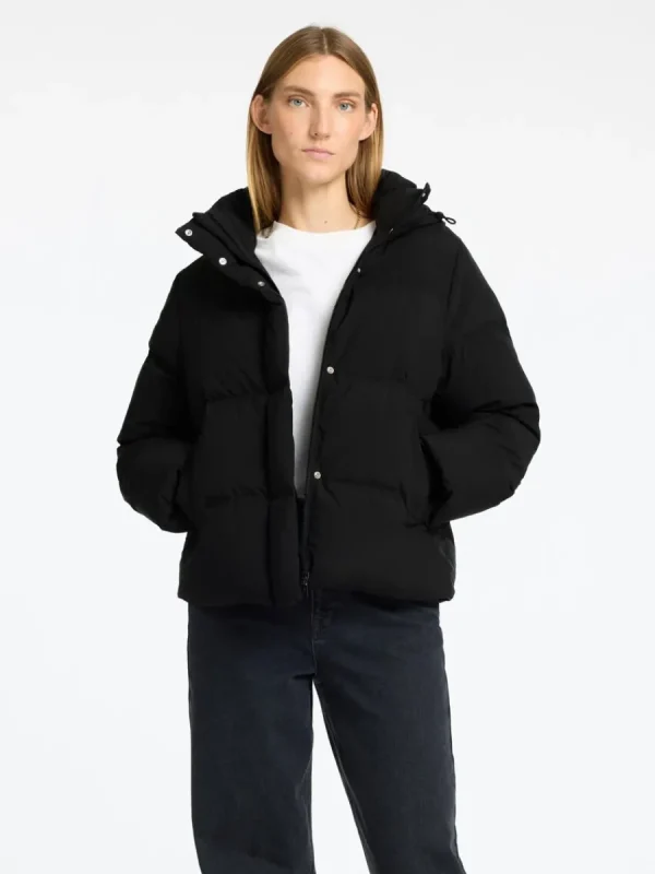 SELECTED KORT PUFFERJACKA Black Cheap
