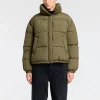 SELECTED KORT PUFFERJACKA Green Store