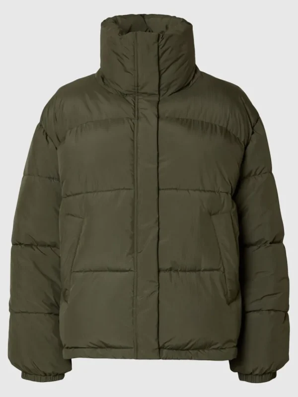SELECTED KORT PUFFERJACKA Green Store