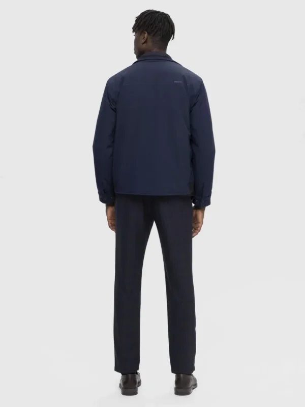 SELECTED KORT VADDERAD JACKA Blue Shop