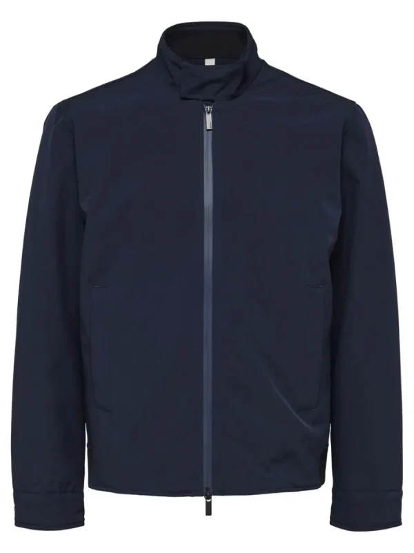 SELECTED KORT VADDERAD JACKA Blue Shop