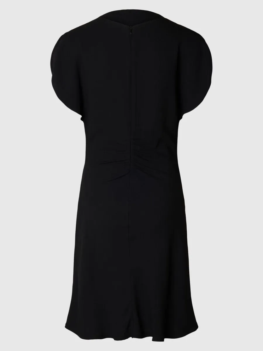 kortrmad_kort_klnning_1.webp SELECTED KORTÄRMAD KORT KLÄNNING Black Clearance