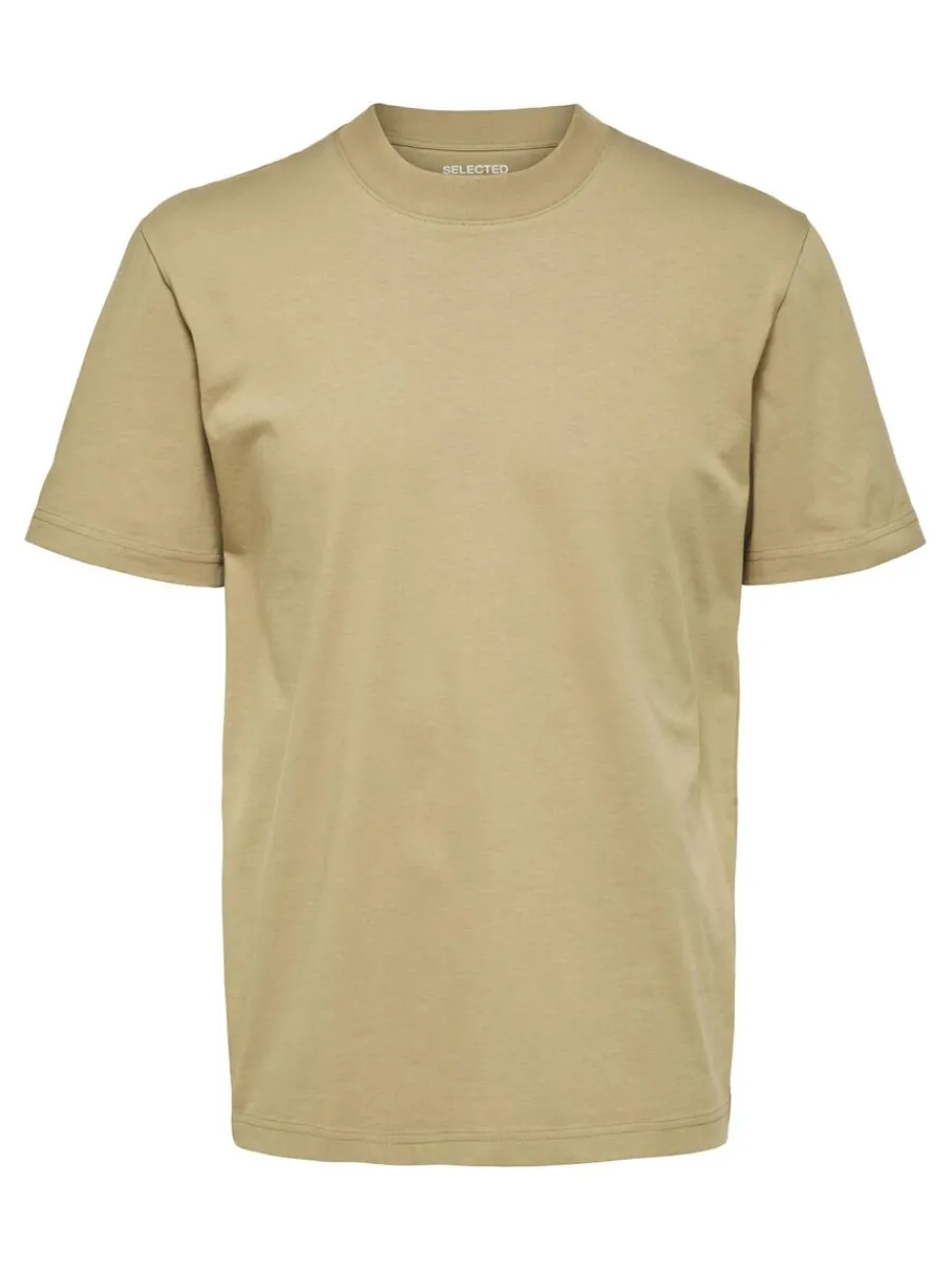 kortrmad_med_avslappnad_p_5-3.webp SELECTED KORTÄRMAD MED AVSLAPPNAD PASSFORM T-SHIRT Brown Outlet