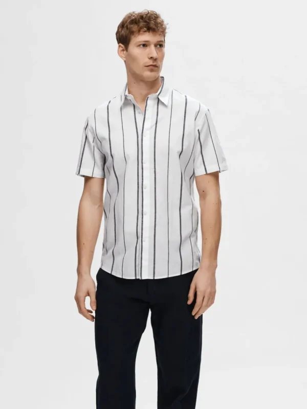 SELECTED KORTÄRMAD SKJORTA Blue Online