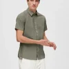 SELECTED KORTÄRMAD SKJORTA Green Best Sale