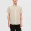 SELECTED KORTÄRMAD SKJORTA Beige Outlet