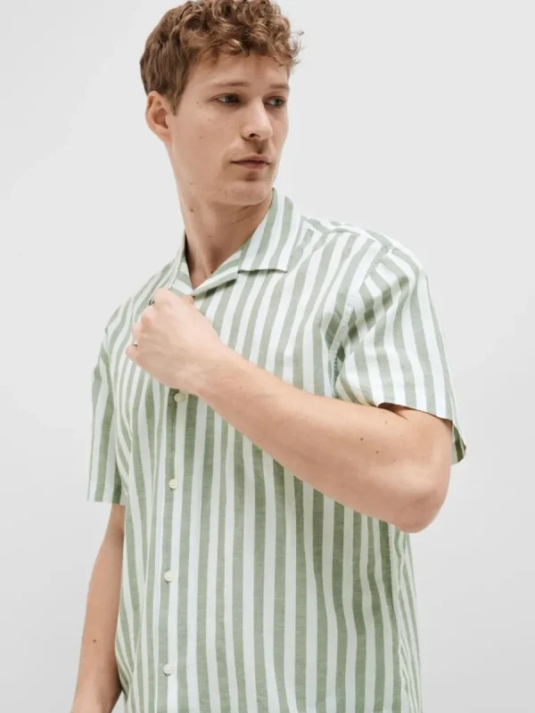 SELECTED KORTÄRMAD SKJORTA Green Online