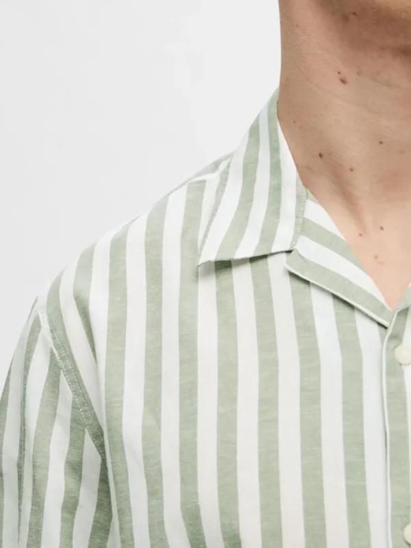 SELECTED KORTÄRMAD SKJORTA Green Online