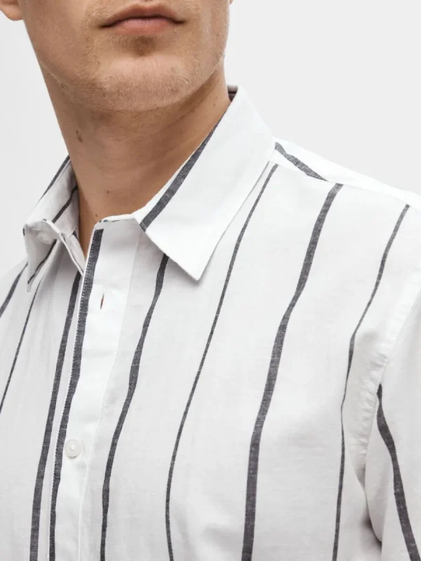 SELECTED KORTÄRMAD SKJORTA Blue Online