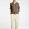 SELECTED KORTÄRMAD STICKAD KOFTA Brown Cheap
