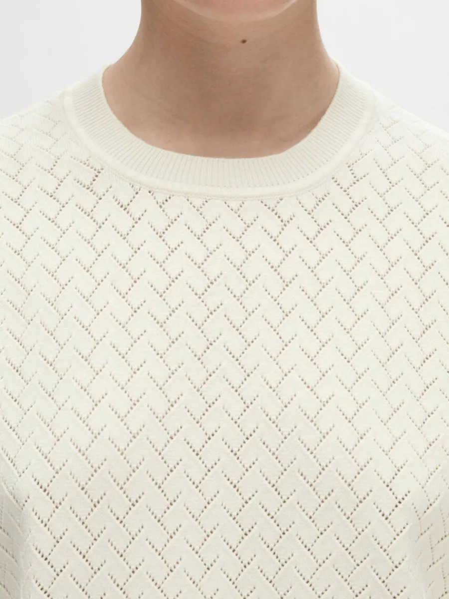 kortrmad_stickad_topp_3-8.webp SELECTED KORTÄRMAD STICKAD TOPP Beige Clearance