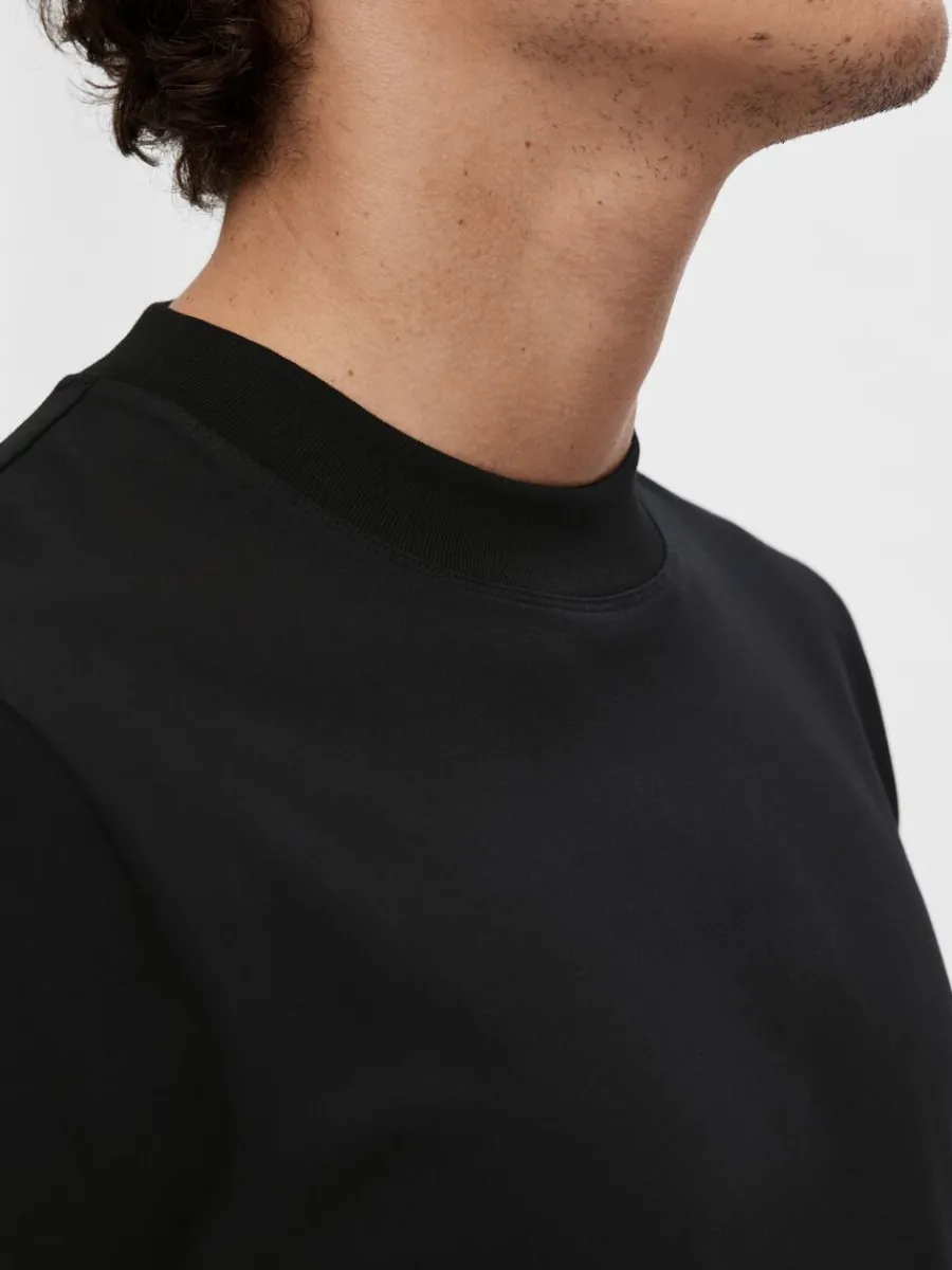 kortrmad_tshirt_3-5.webp SELECTED KORTÄRMAD T-SHIRT Black Flash Sale