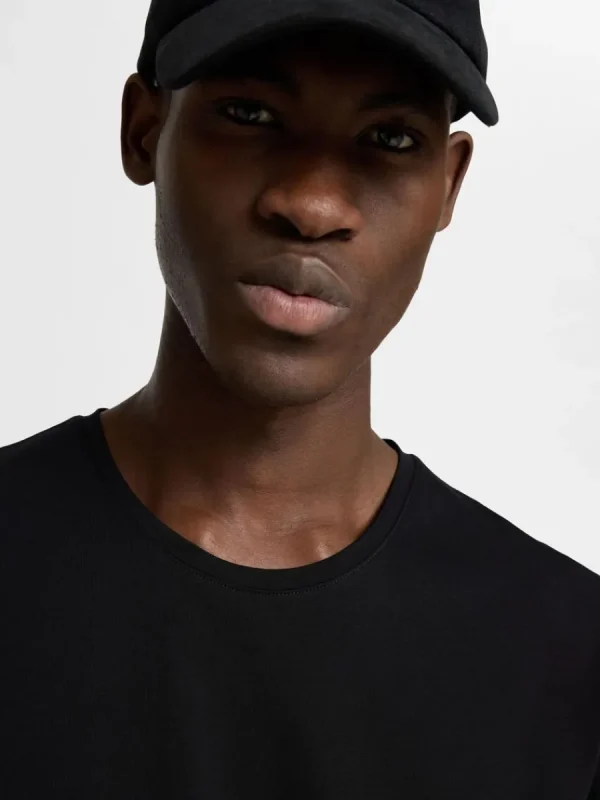 SELECTED KORTÄRMAD T-SHIRT Black New