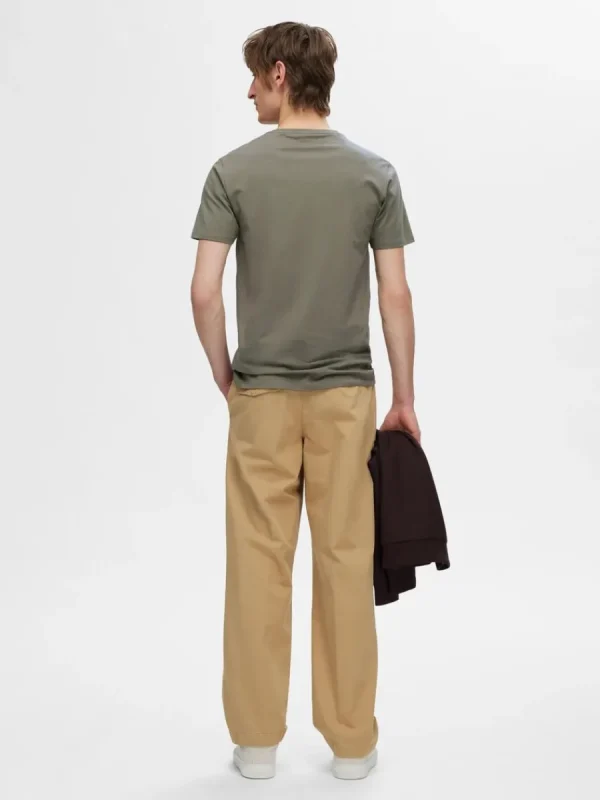 SELECTED KORTÄRMAD T-SHIRT Green Store