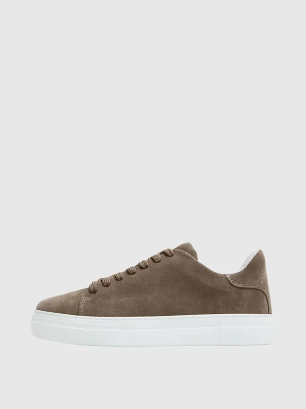 SELECTED KRAFTIG MOCKA SNEAKERS Brown Sale