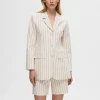 SELECTED KRITSTRECKSRANDIG KAVAJ Beige Fashion