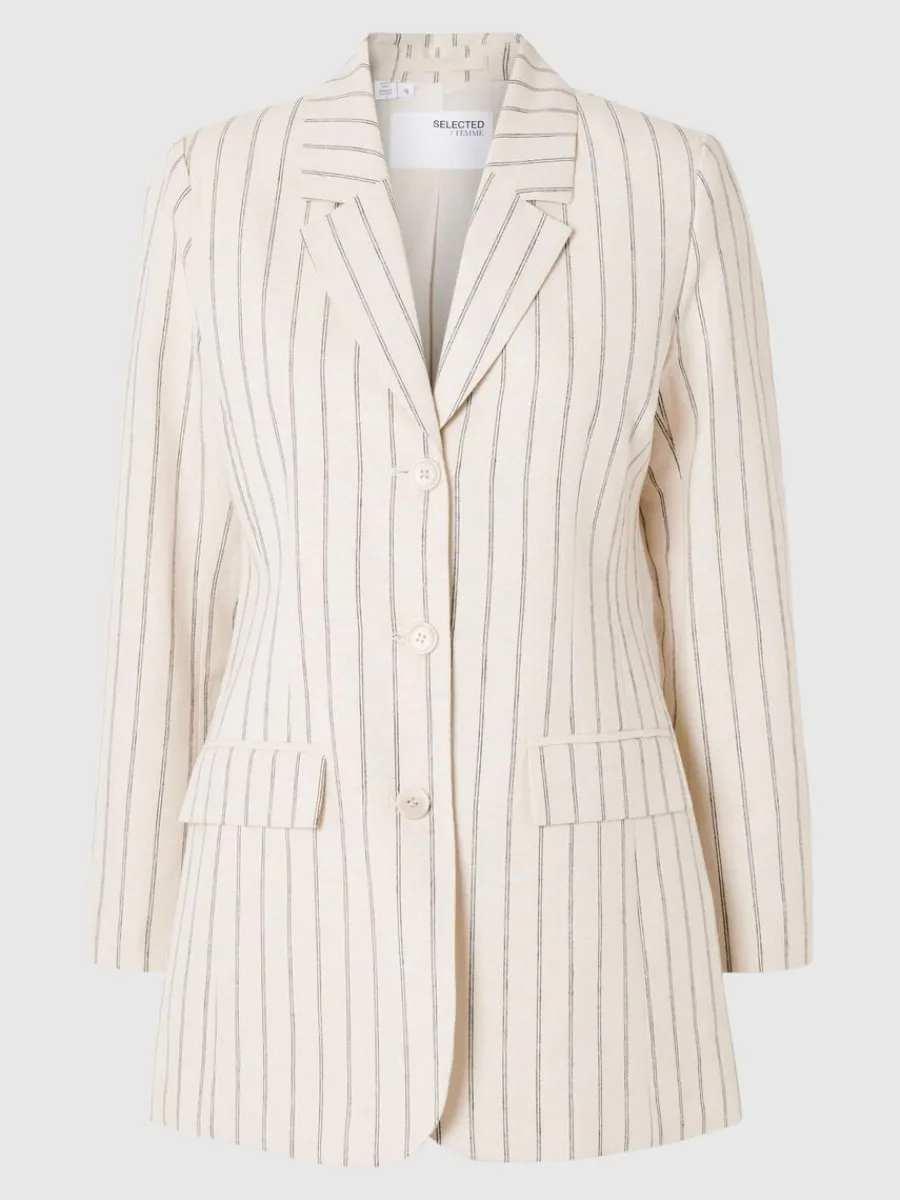 kritstrecksrandig_kavaj_5.webp SELECTED KRITSTRECKSRANDIG KAVAJ Beige Fashion