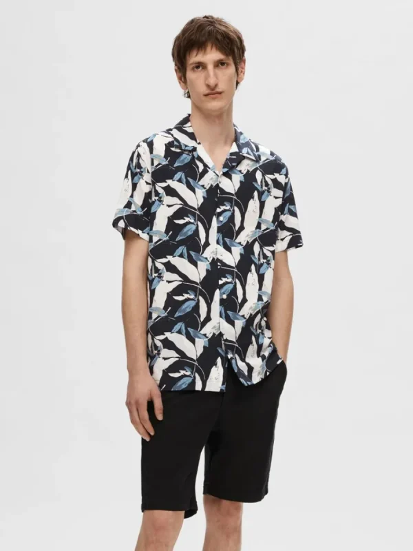 SELECTED KUBAKRAGE SKJORTA Blue Fashion