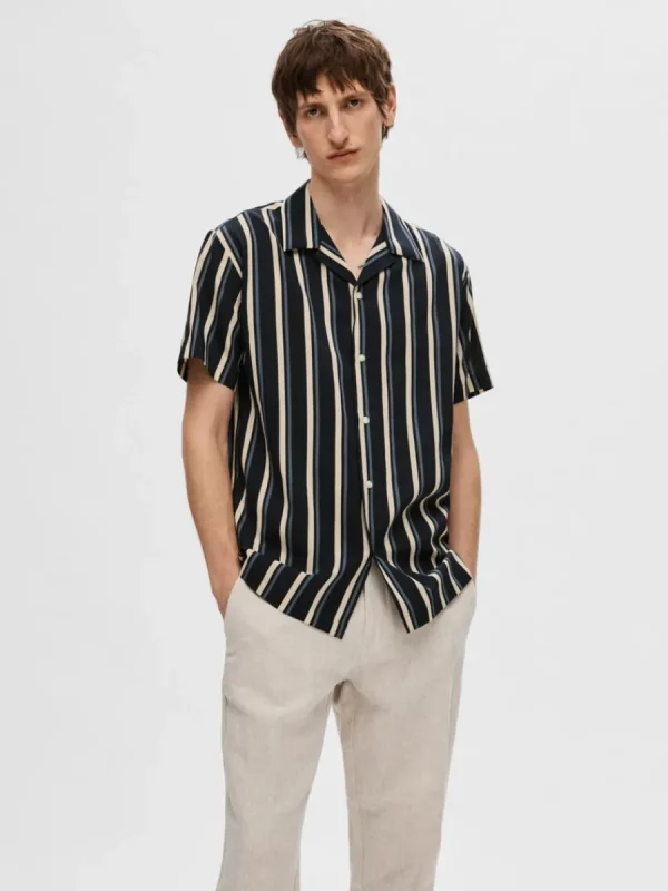 SELECTED KUBAKRAGE SKJORTA Blue Discount