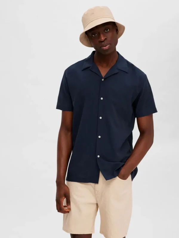 SELECTED KUBAKRAGE SKJORTA Blue New