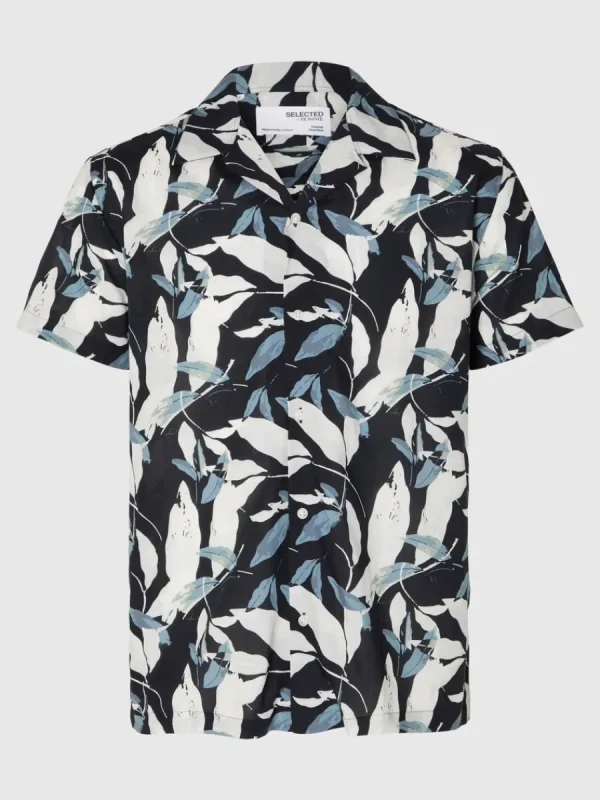 SELECTED KUBAKRAGE SKJORTA Blue Fashion