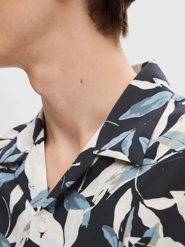 SELECTED KUBAKRAGE SKJORTA Blue Fashion