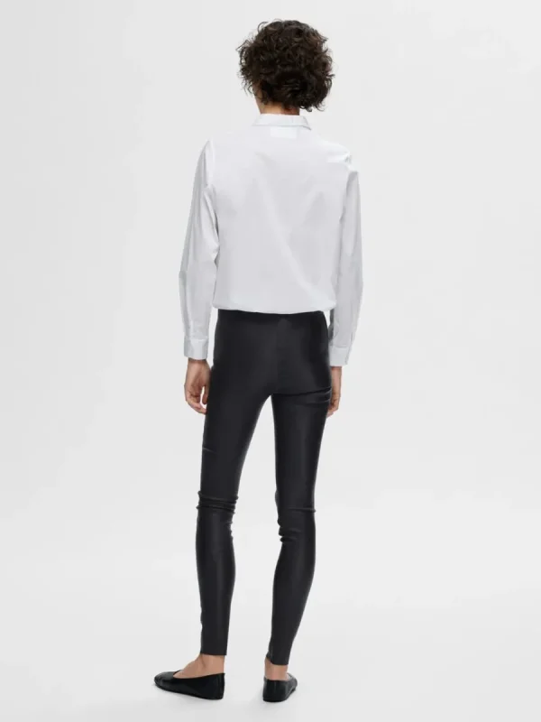 SELECTED LAMM LEGGINGS Black Cheap