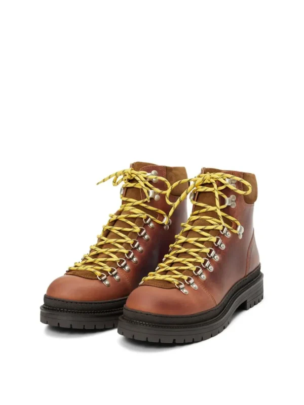SELECTED LÄDER VANDRING STÖVLAR Brown Fashion