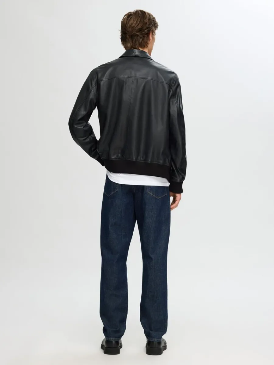 lderjacka_1.webp SELECTED 100% LÄDERJACKA Black Discount