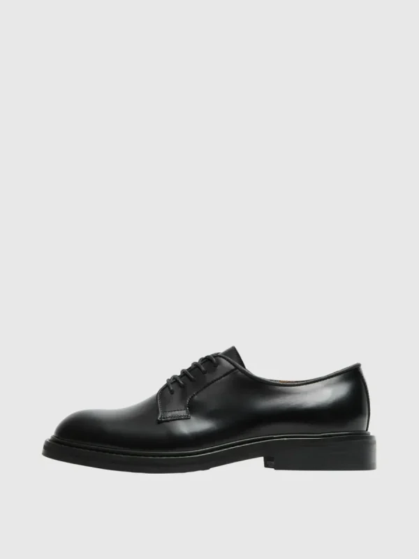 SELECTED LÄDERSYDD BLÜCHERSKOR Black Best