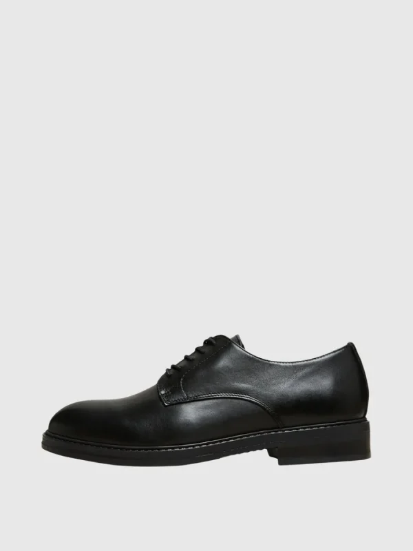 SELECTED LÄDERSYDD DERBYSKOR Black Store