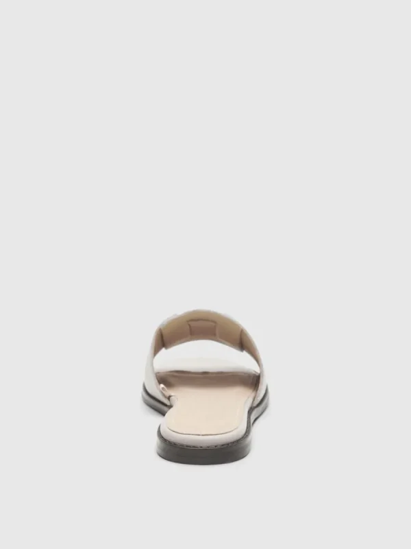SELECTED LÄDERSYDD SANDALER Beige Cheap