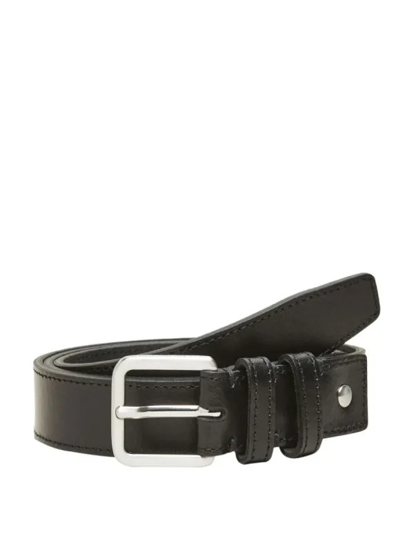 SELECTED LÄDERSYDD SKÄRP Black Best