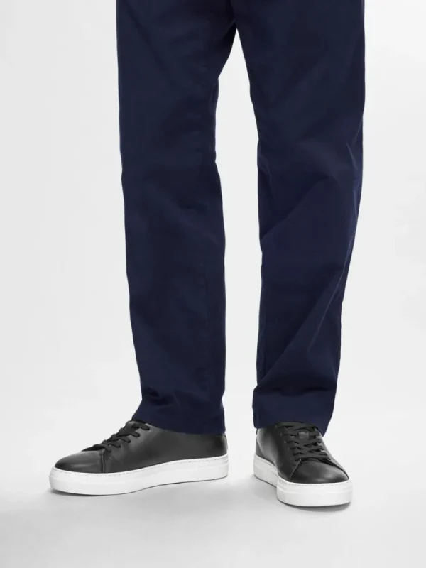 SELECTED LÄDERSYDD SNEAKERS Black Outlet