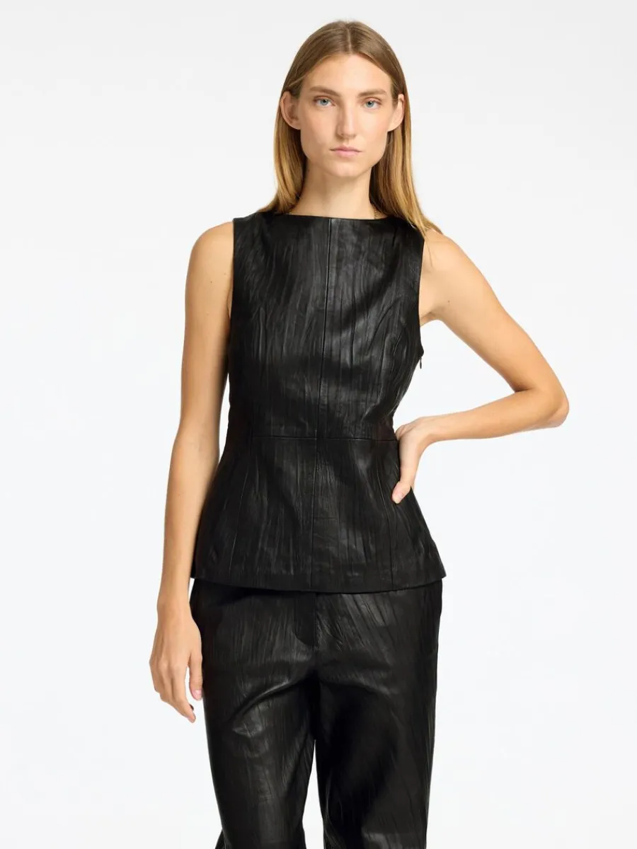 ldersydd_topp_0.webp SELECTED LÄDERSYDD TOPP Black Clearance