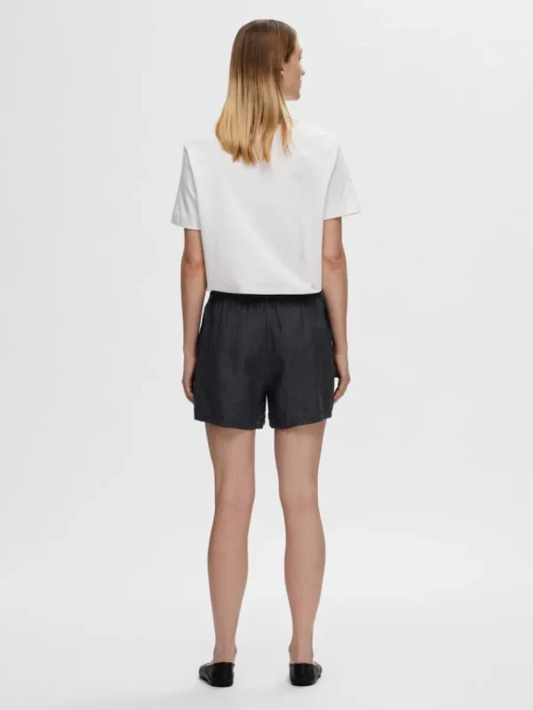 SELECTED LINNESYDDA SHORTS Black Fashion