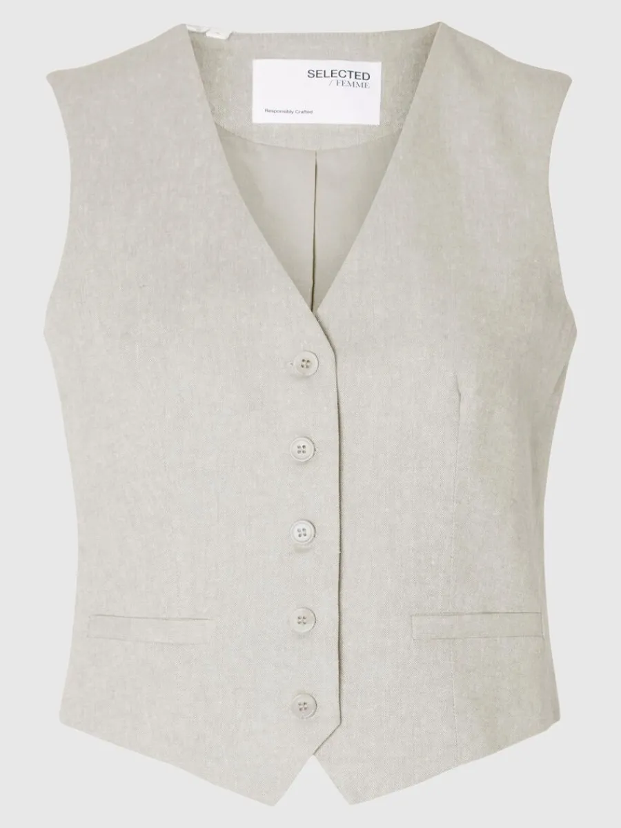 linnesydda_vst_5.webp SELECTED LINNESYDDA VÄST Beige Sale