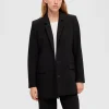 SELECTED LÅNG RELAXED FIT ENKELKNÄPPT KAVAJ Black Sale