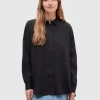 SELECTED LÅNG ÄRM SKJORTA Black Clearance