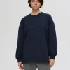 SELECTED LÅNG SWEATSHIRT Blue Clearance