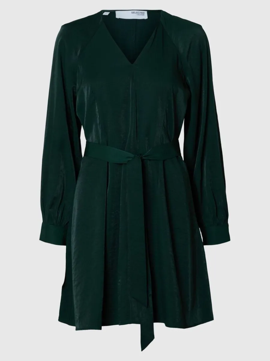 lnga_rmar_kort_klnning_5.webp SELECTED LÅNGA ÄRMAR KORT KLÄNNING Green Shop