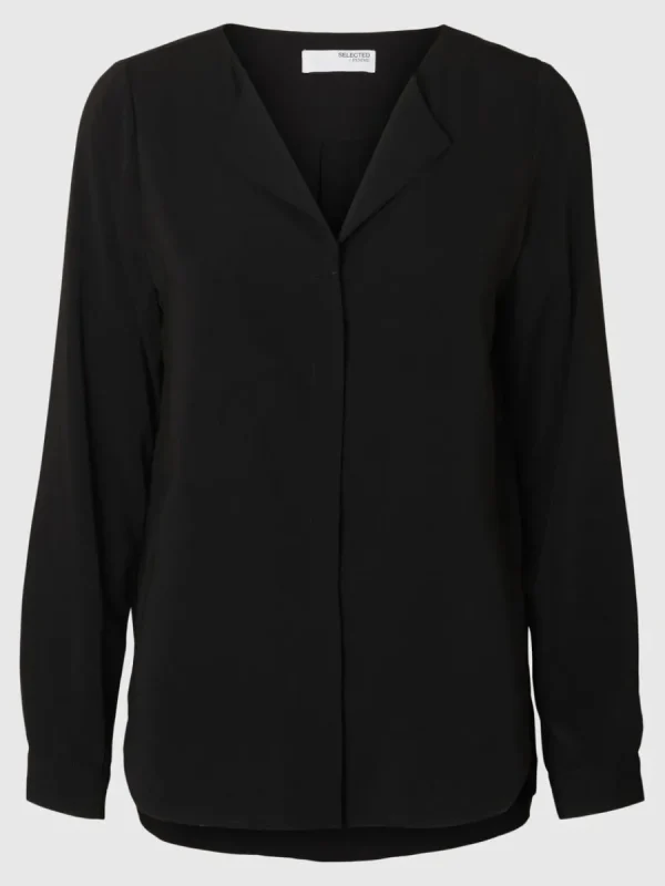 SELECTED LÅNGA ÄRMAR SKJORTA Black New
