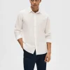 SELECTED LÅNGA ÄRMAR SKJORTA White New
