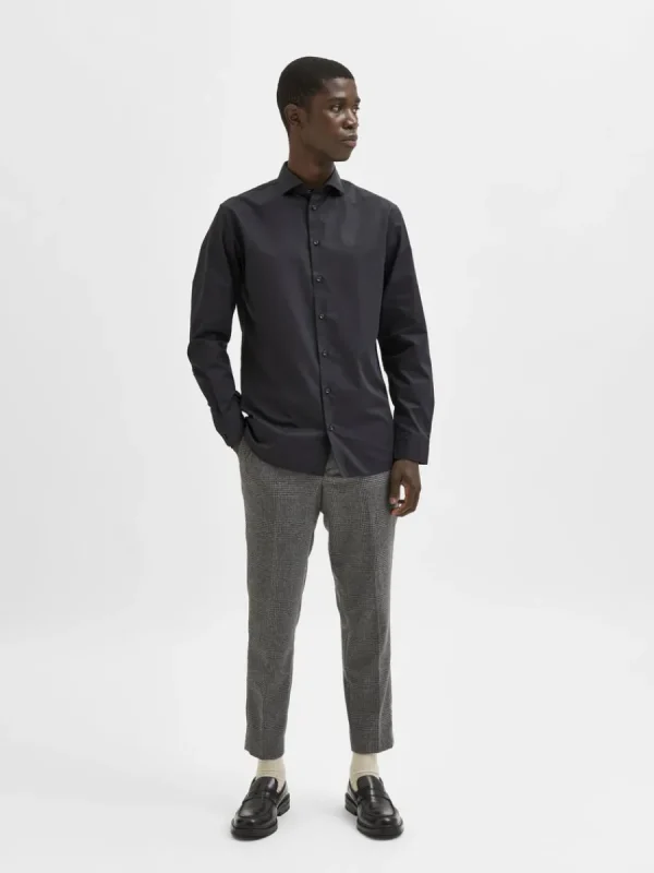 SELECTED LÅNGA ÄRMAR SKJORTA Black New